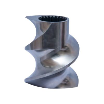 comprar W6Mo5Cr4V2 Acero de hélice única elementos de tornillo extrusor endurecimiento al vacío para recubrimiento en polvo online manufacture