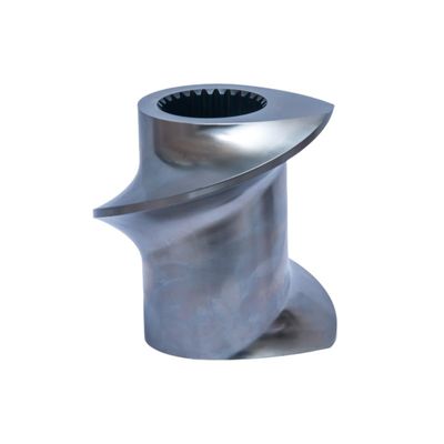 comprar DIN Extrusor endurecido al vacío con un solo elemento de tornillo de vuelo Elemento de tornillo de transporte online manufacture