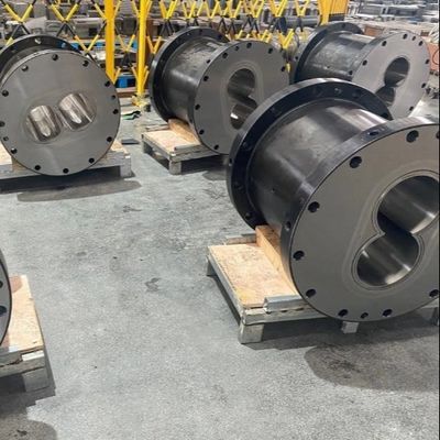 comprar JSW Co Rotante de barril de tornillo abierto Extrusores de tornillo gemelo resistentes al desgaste online manufacture