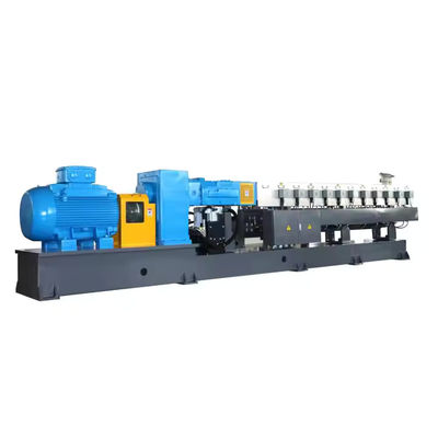 comprar Extrusora de doble tornillo de contrarotación para granulado de pellets de materiales sensibles al calor online manufacture