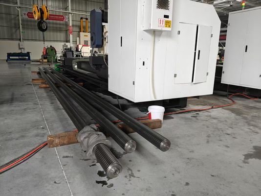 comprar Eje grande Eje recto Eje de tornillo grande Ejes mentales Ejes de extrusor Partes Ejes de tornillo para fábrica de PE PP online manufacture