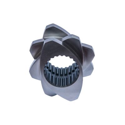 Resistencia al desgaste elementos de tornillo TDK extrusora paralela de tuberías PE extrusora de pellets partes de extrusora