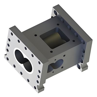 Extrusores de tornillo doble de lado con barricas de tornillo abierto Mecanizado CNC para la industria de la ingeniería del plástico
