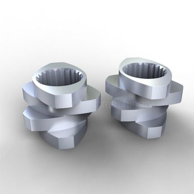 0.02Mm Tolerancias de flexión Blcok 316L W6Mo5Cr4V2 Partes de tornillos de extrusores