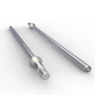 DH2F Envolver el eje de la columna vertebral Componentes de la máquina de extrusión de tornillos gemelos Eje de línea