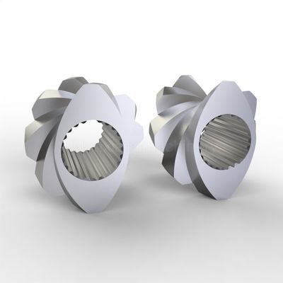 El elemento de tornillo TDK tratado térmicamente DIN partes extrudidas de tornillo gemelo para la industria química