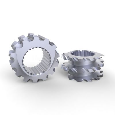 Extrusor de doble tornillo Elemento de mezcla Zester ZME 0,02 mm Tolerancia para una eficiencia de mezcla superior