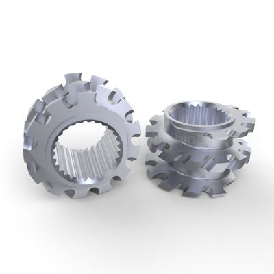 Elemento de mezcla resistente a la corrosión ZME 316L Elementos de tornillo gemelo para la fabricación de caucho