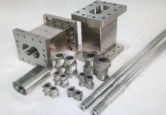 Componentes de máquinas de extrusión de plástico para alimentos hinchados