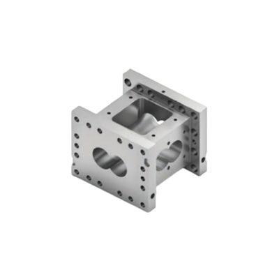 Extrusor de tornillo de barril Barril de alimentación lateral resistente al desgaste Alimentación de cilindro mecanizada de 50 mm