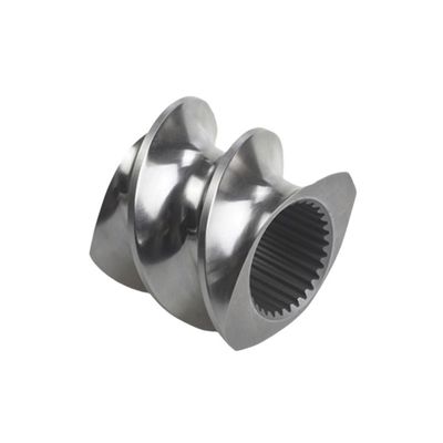 W6Mo5Cr4V2 Elemento de mezcla de tornillo de extrusora resistente a la corrosión para el procesamiento del caucho