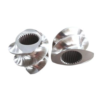 Elemento extrusor de tornillo doble resistente a la corrosión y personalizable