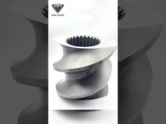 Elemento de extrusora DIN de doble tornillo con ángulo de 30 grados transportadores de tornillo de doble vuelo Partes de extrusora